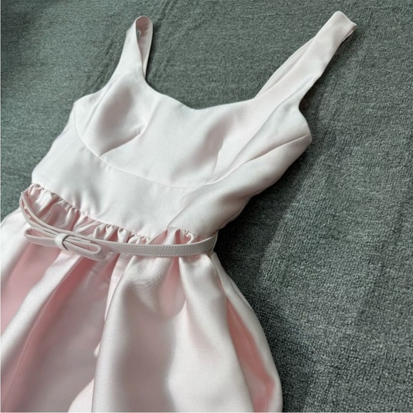 Self-Portrait NWOT PINK TAFFETA MIDI DRESS - Picture 8 of 11